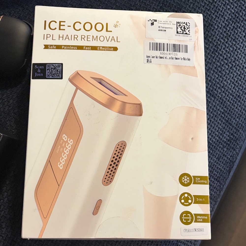 Ice-Cool IPL Hair Removal Device sealed